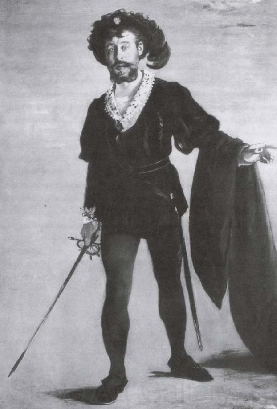 Edouard Manet The Singer Faure as Hamlet